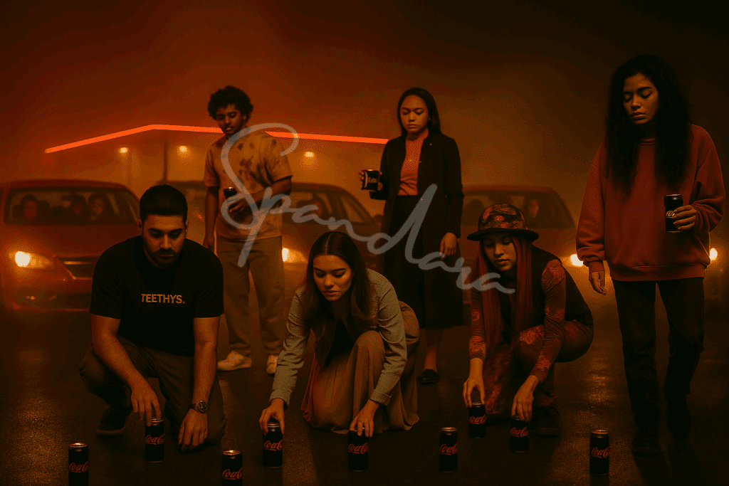 car challenge night street style vibe cocacola rebrand 2025 commercial