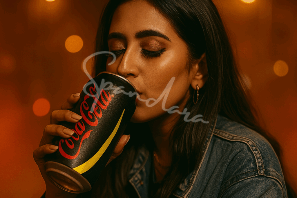 sipping sugarcane cocacola