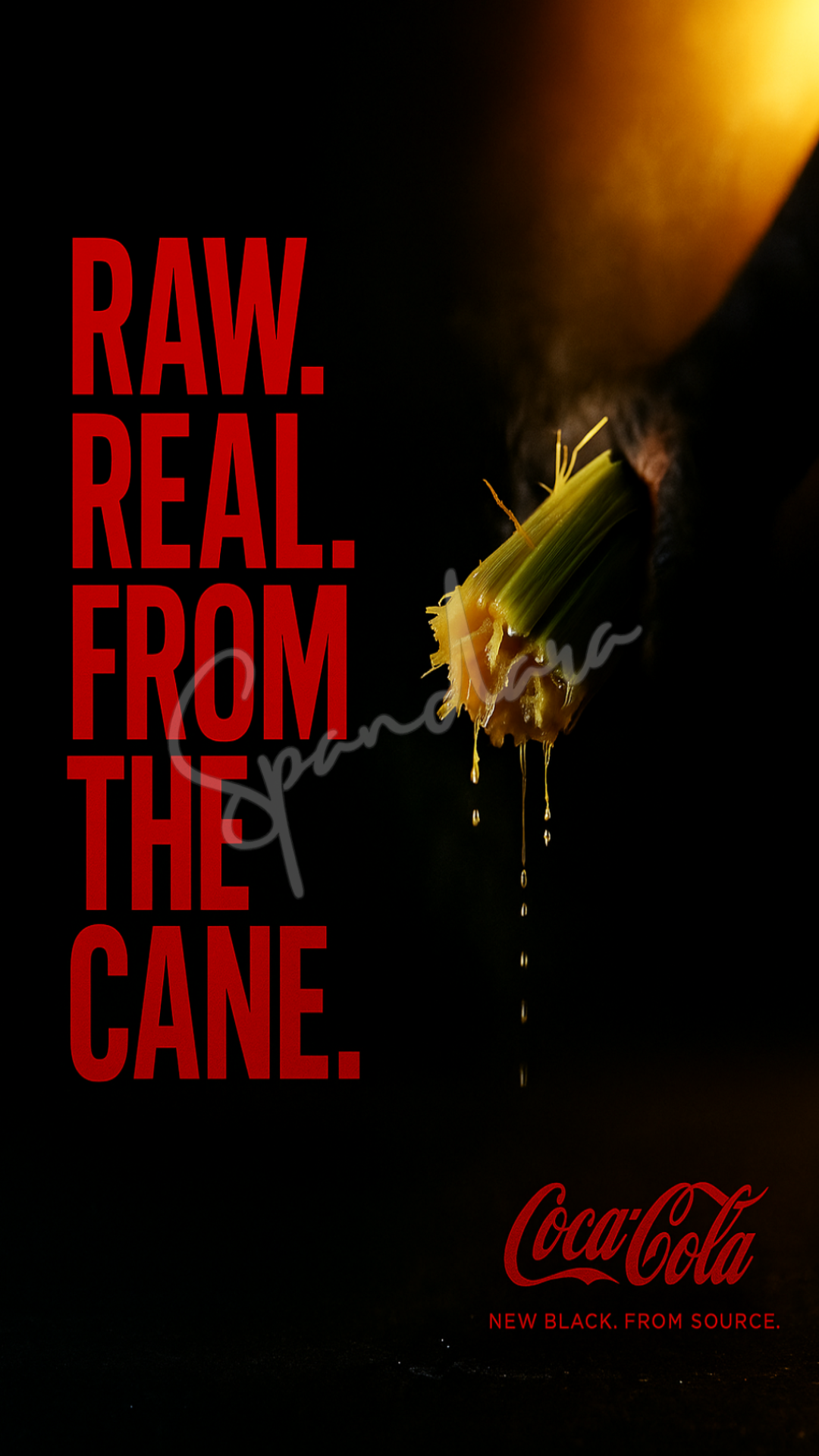New black from the source raw real cane