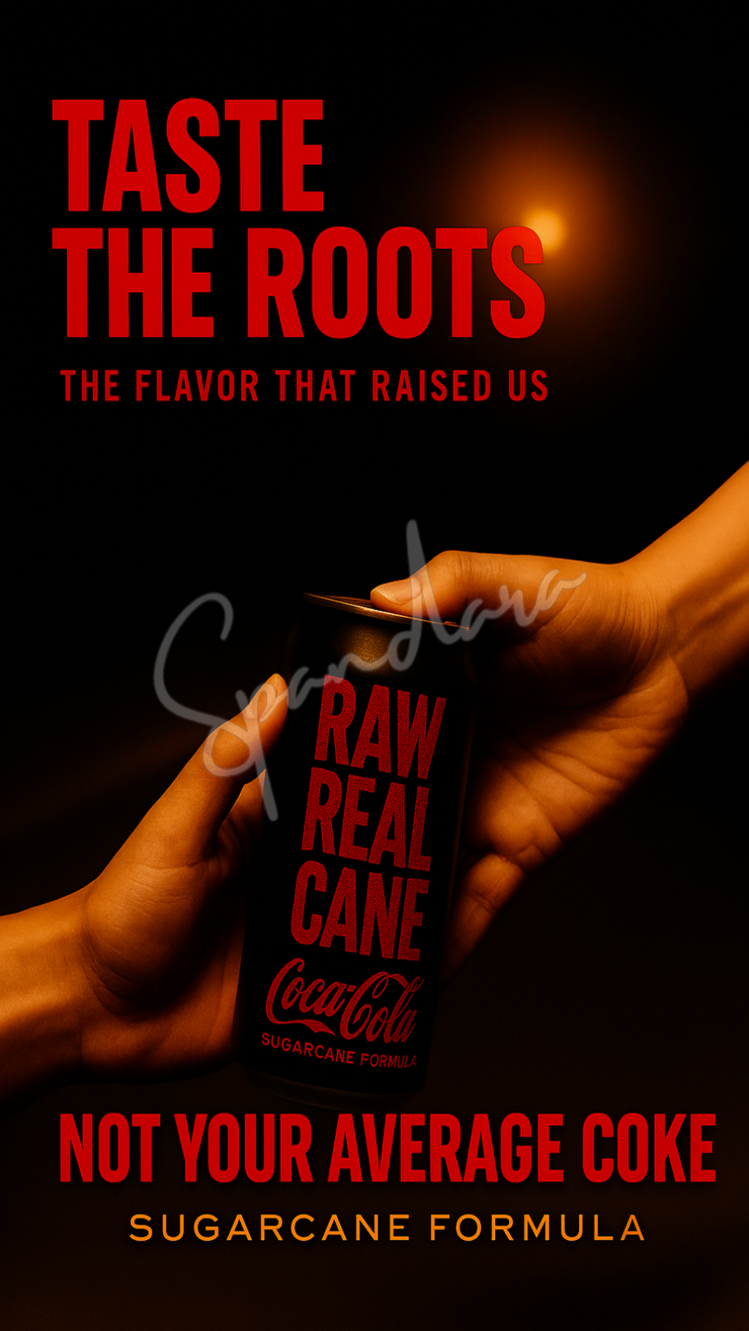 New black from the source raw real cane taste the roots flavor that raised us not yout average coke sugarcane